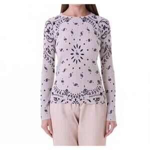 NEW KUJTEN bibi bandana sweater in bouleau